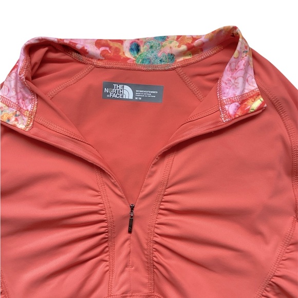 The North Face Coral Zip Athletic Top, with Ruched Insets - Picture 4 of 7